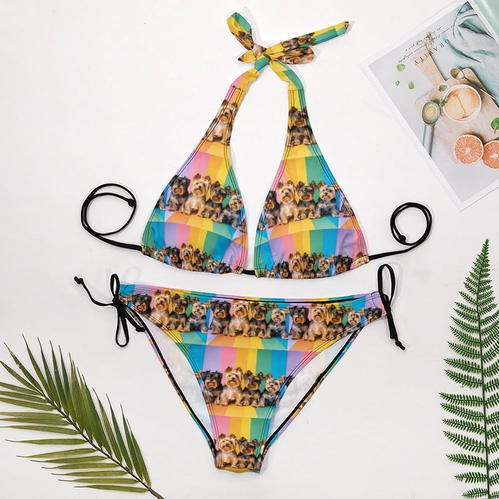 【THEAIRTOWN】 charming bikini set Slider Triangle Bikini Top